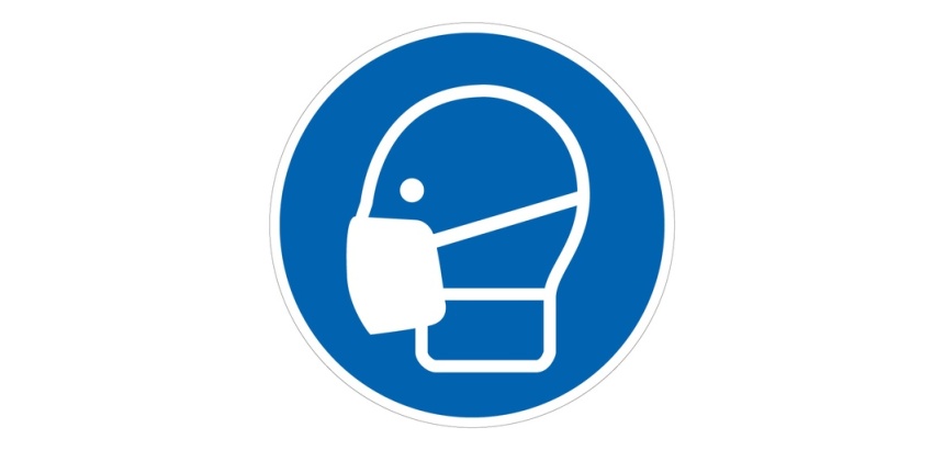 Panneau EPI obligatoire - Masque obligatoire - M016 - Norme ISO 7010