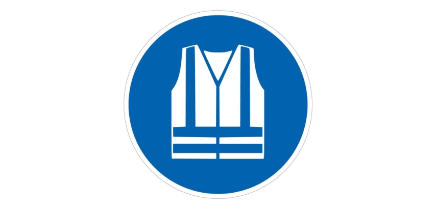 Pictogramme - Gilet haute visibilité obligatoire - M015 - ISO 7010