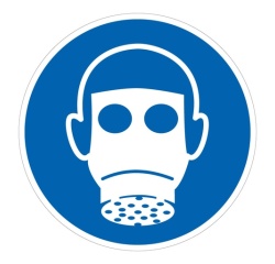Panneau EPI Protection respiratoire obligatoire M017- ISO 7010