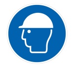 Panneau EPI Port du casque obligatoire M014 - ISO 7010