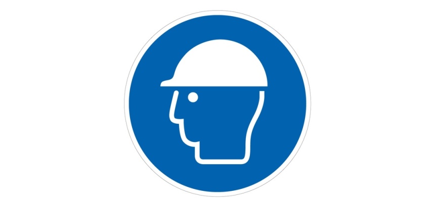 Panneau EPI Port du casque obligatoire M014 - ISO 7010