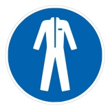 Signalétique M010 ISO 7010 – Vêtements de Protection Obligatoires PVC 2 mm 400 mm