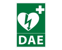 Signalétique Défibrillateur DAE pour ERP - Modèle 2 - ISO 7010