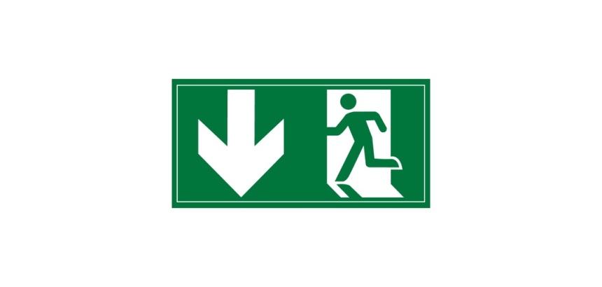 Panneau d'évacuation - Pictogramme Sortie de secours - ISO 7010