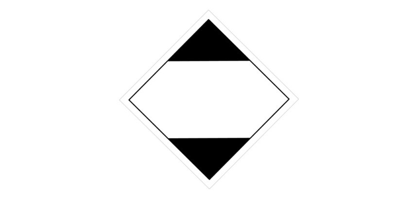Signalisation de transport normalisée ADR - Quantité limitée LQ11 100 x 100 mm Vinyle