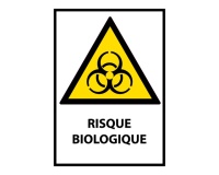 Panneau de danger - Risque biologique - W009 - ISO EN 7010