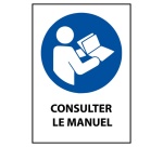 Panneau EPI ISO 7010 M002 consulter le manuel