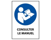 Panneau EPI ISO 7010 M002 consulter le manuel