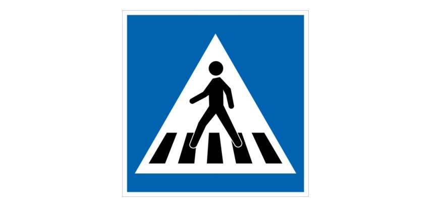 Panneau C20a passage piéton