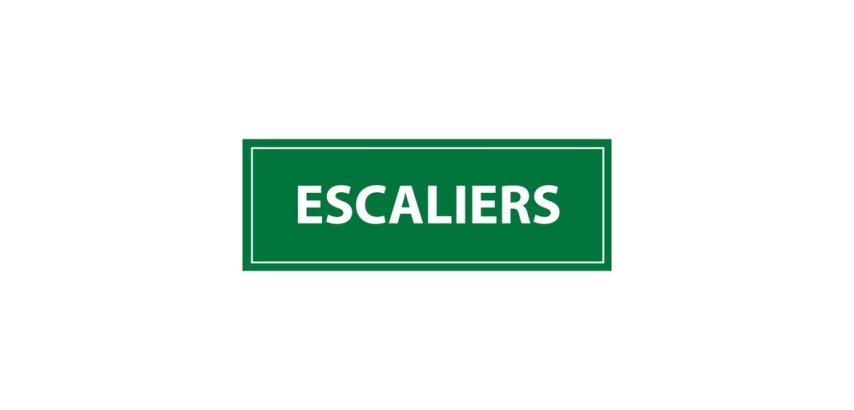 Panneau Issue de secours – Signalisation évacuation