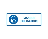 Signalétique EPI - Port du masque obligatoire - ISO 7010
