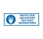 Panneau obligation - Protection des voies respiratoires - ISO 7010