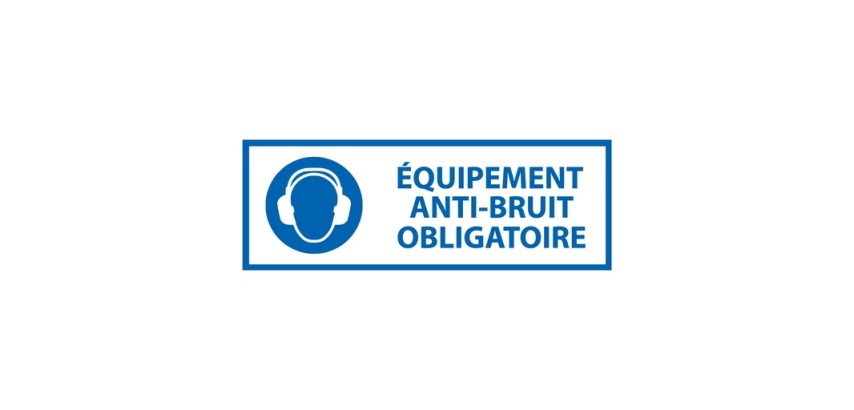 Panneau - EPI - équipement anti-bruit Obligatoire - M003