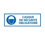 Panneau EPI obligatoire - Casque de sécurité obligatoire - M014