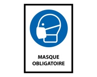 Panneau port du Masque obligatoire - M016 - Norme ISO 7010