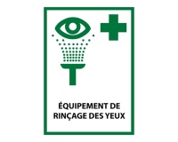 Panneau sécurité E011 – Rinçage oculaire – Norme ISO 7010