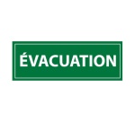 Panneau Evacuation