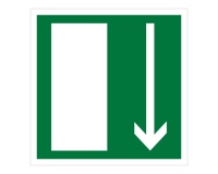 Panneau d'Évacuation - Flèche Directionnelle - F001 - ISO 7010