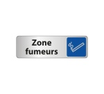 Panneau Information - Zone fumeurs avec Pictogramme Cigarette