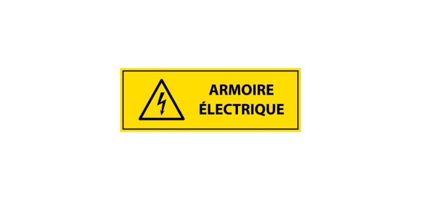 Panneau de signalisation - Pictogramme Armoire électrique