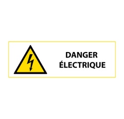 Signalétique de danger - Picto Danger électrique - W012 - ISO 7010