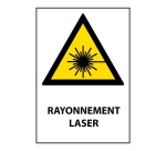 Panneau - Rayonnement laser - W004