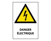 Panneau Danger électrique - W012 – Conforme norme ISO EN 7010