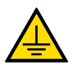 Rouleau de 250 Pictos de Danger - Mise à la terre - ISO 7010