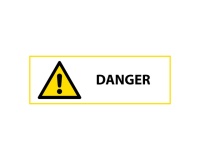 Signalétique de danger - Pictogramme Risque - W001 - ISO 7010