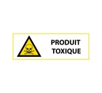Signalétique de danger - Picto Produit toxique - W002 - ISO 7010