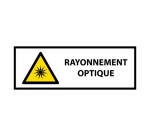 Panneau de danger - Rayonnement optique - W027 - horizontal
