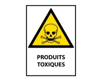 Signalétique de danger - Produits Toxiques - W016 - ISO 7010