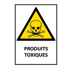 Signalétique de danger - Produits Toxiques - W016 - ISO 7010