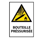 Panneau - Bouteille préssurisée - W029- format portrait