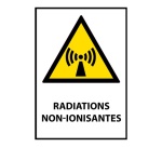 Panneau danger - Radiations non-ionisantes - W005 - ISO 7010
