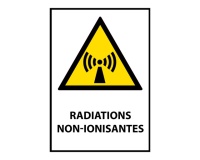 Panneau danger - Radiations non-ionisantes - W005 - ISO 7010