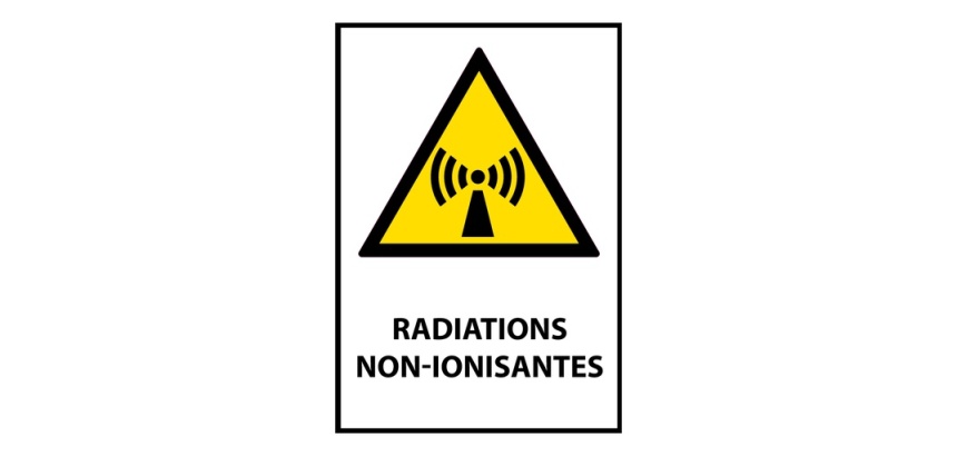 Panneau danger - Radiations non-ionisantes - W005 - ISO 7010