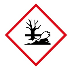 Lot d'étiquettes GHS09 - Danger Environnement - Losange - Vinyle