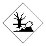 Plaque de Transport ADR - Dangereux pour l'environnement 250 x 250 mm Plaque magnétique