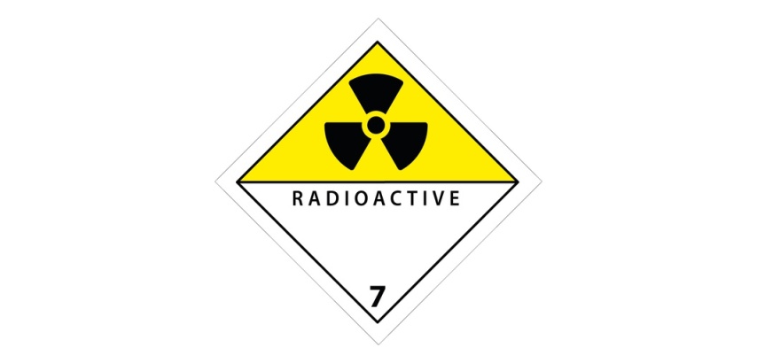 Plaque-étiquette ADR Classe 7 – Matières radioactives – Modèle 7D
