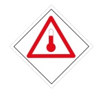 Panneau de signalisation - Transport matières chaudes ADR