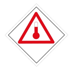 Panneau de signalisation - Transport matières chaudes ADR
