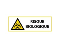 Signalétique de danger - Picto Risque biologique - W009 - ISO 7010