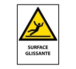 Signalétique de danger - Surface glissante - W011 - ISO 7010