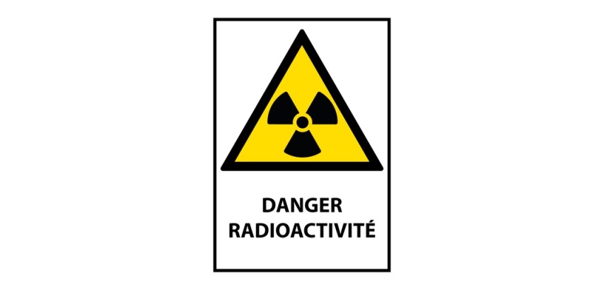 Panneau danger - Danger Radioactivité - W003 - ISO EN 7010