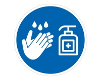 Panneau - Gel hydroalcoolique servez-vous PVC 2 mm 315 mm