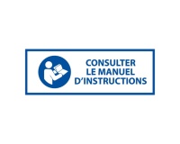 Panneau - Consulter le manuel d'instructions - M002 - ISO 7010 450 x 150 mm PVC 2 mm