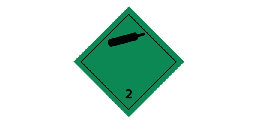 Plaque de Transport ADR 2 - Gaz inflammables non-toxiques