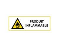Panneau de danger - Matières Inflammables - W021