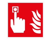 Signalétique incendie - Point d'alarme - Norme ISO 7010